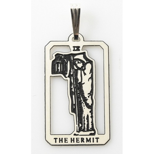 The Hermit Small Tarot Pendant