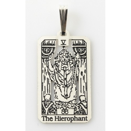 The Hierophant Small Tarot Pendant