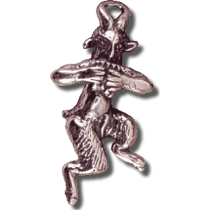 Pan the Piper Greek God Sterling Silver Pendant