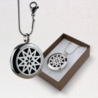 Star Aromatherapy Locket Necklace