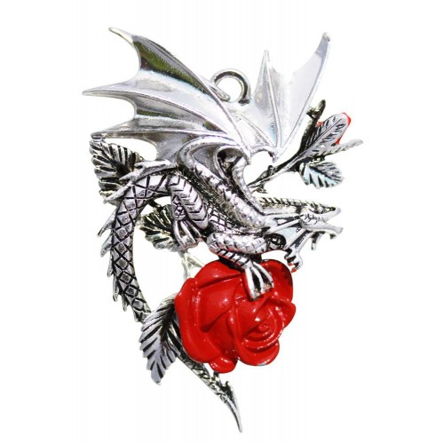 Draco Rosa Gothic Rose Necklace