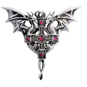 Duos Celtica Gothic Dragon Necklace