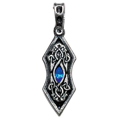 Eye of the Ice Dragon Pewter Necklace for Stability