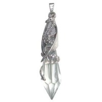 Keeper of the Crystal Sterling Silver Pendant